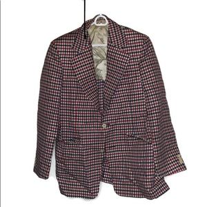 mens plaid blazer vintage